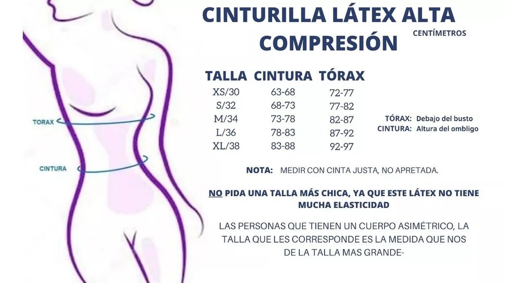 Cinturilla Latex Vulcanizada, Colom