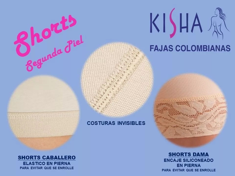 Short Levanta Gluteo Segunda Piel Marca Kisha