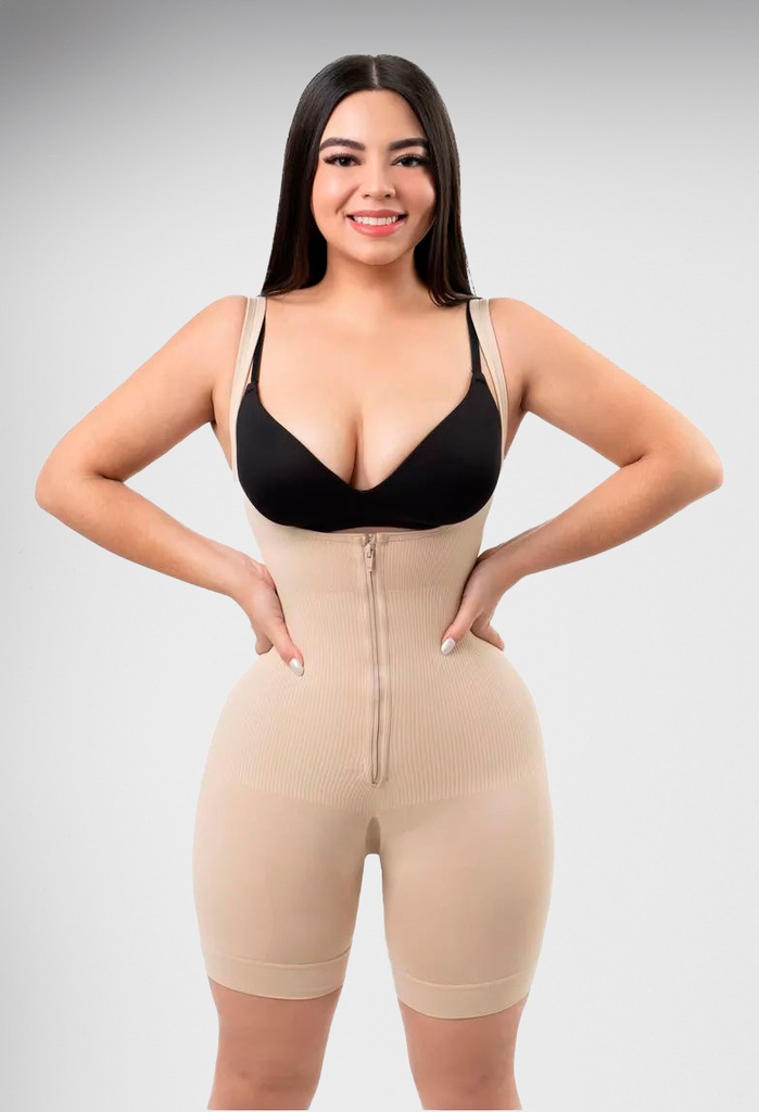 Body Alexa Sin Costuras Seamless Con Cierre Confort Marca Kisha