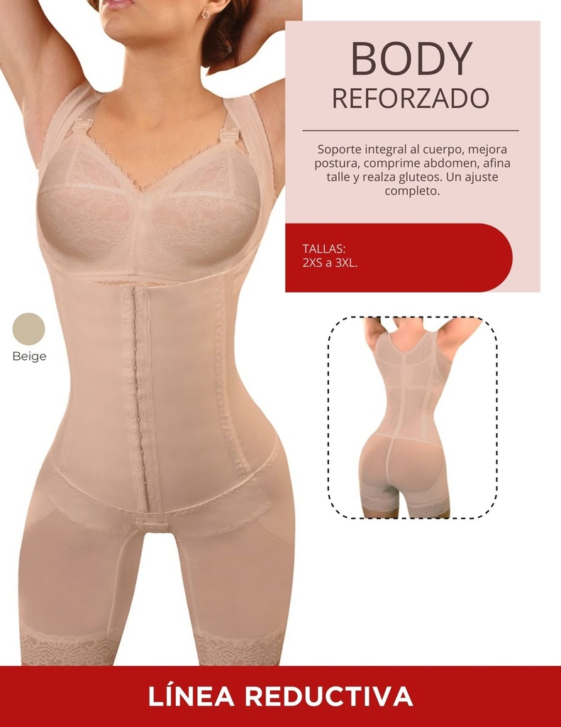 Body Reforzado Confort Marca Kisha