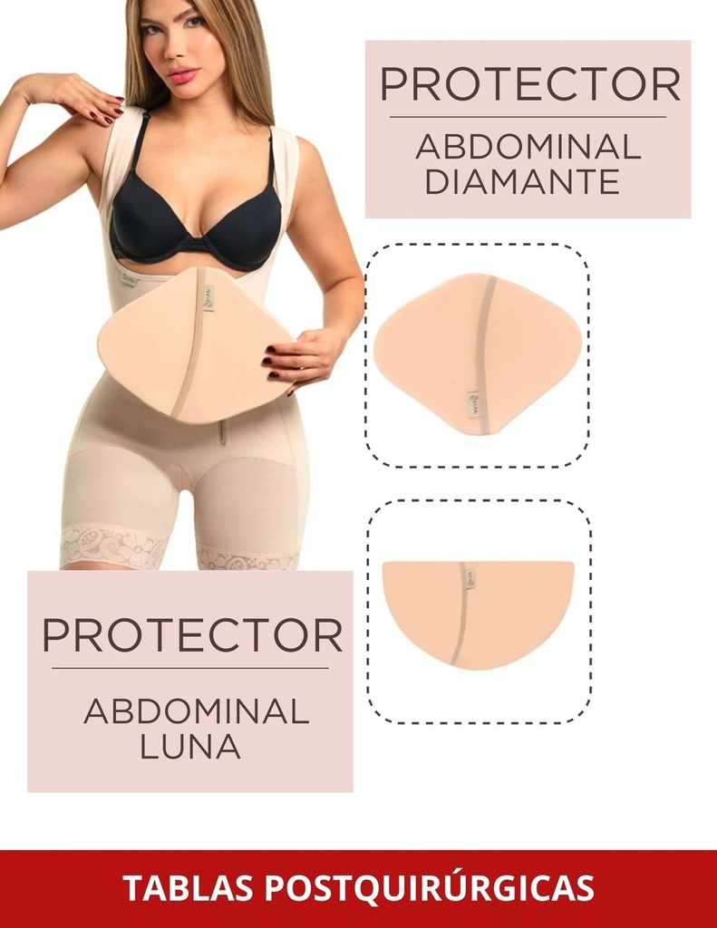 Tabla Protector Abdominal Diamante Confort Marca Kisha