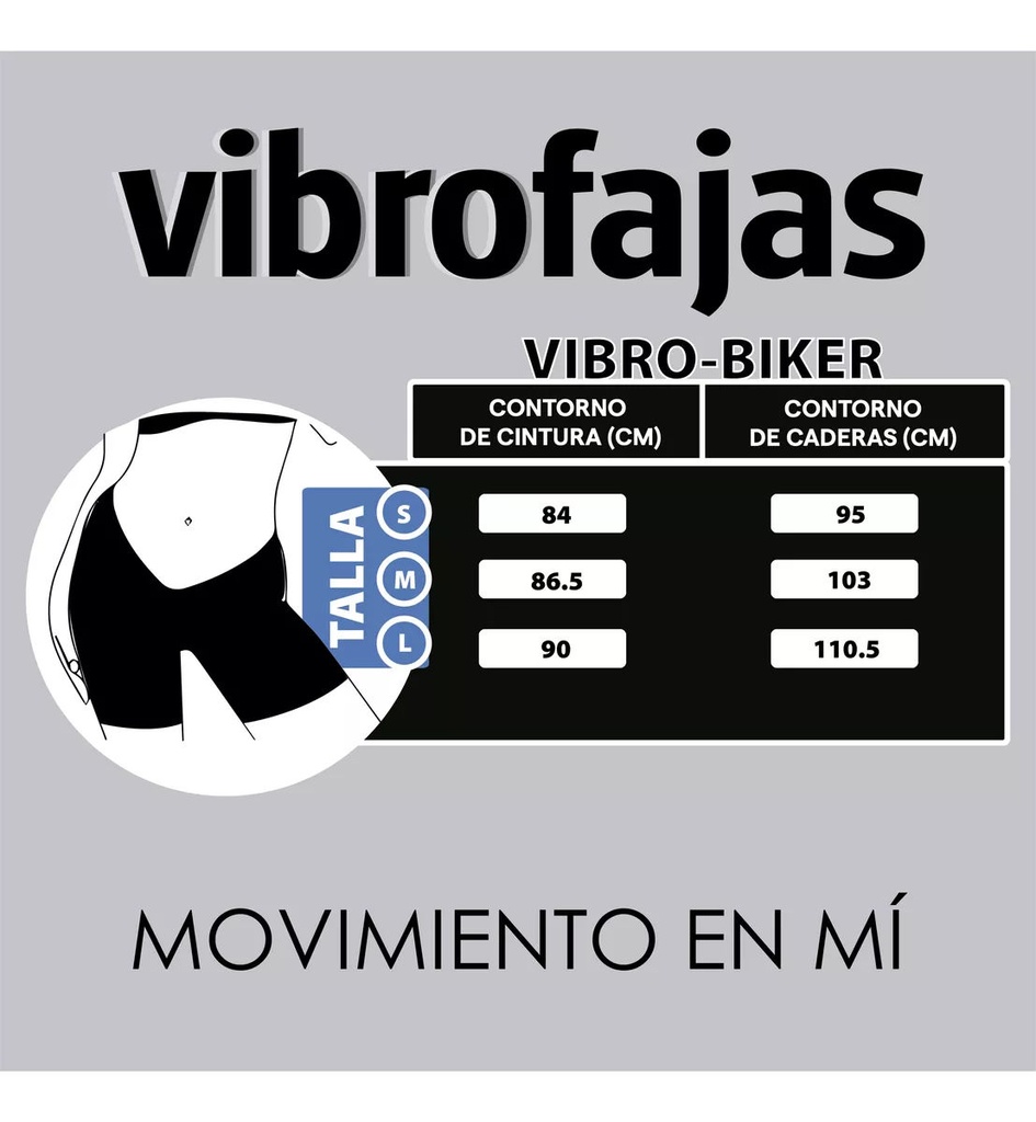 Short Vibro Faja Confort Marca Quirutex