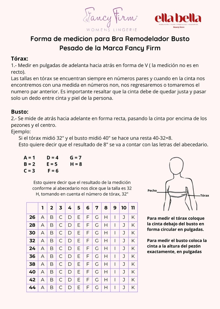 Bra Remodelador Busto Pesado Satin Confort Marca Fancy Firm