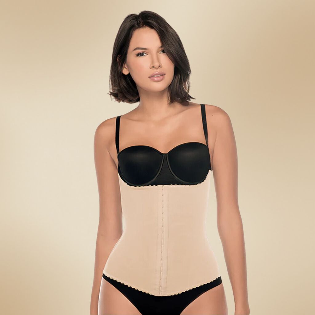 [SH17352PANDMNEG] Cinturilla Espalda Alta Segunda Piel Marca Anne Shantel (M, Negro)