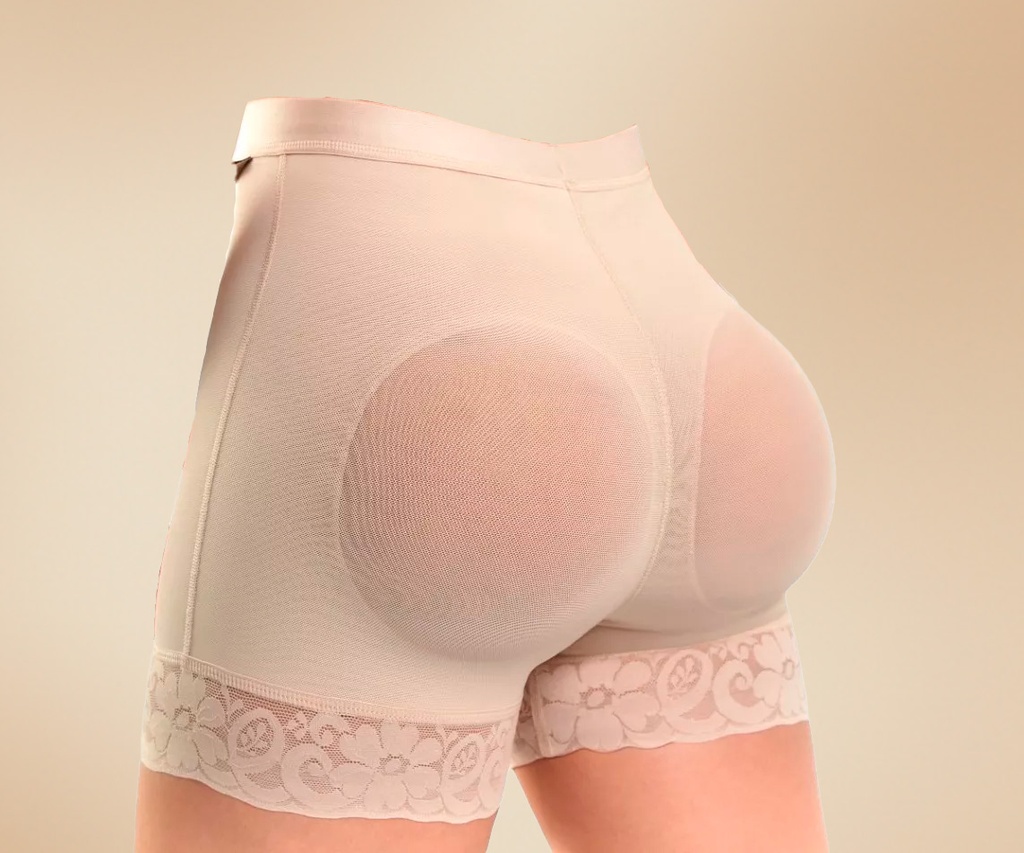 [KISSPPHDMBEI] Short Prehormado Levanta Gluteos Segunda Piel Marca Kisha (M)