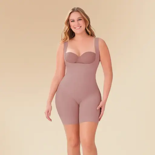 Body Senos Libres Media Pierna Talla Extra Marca Ann Chery
